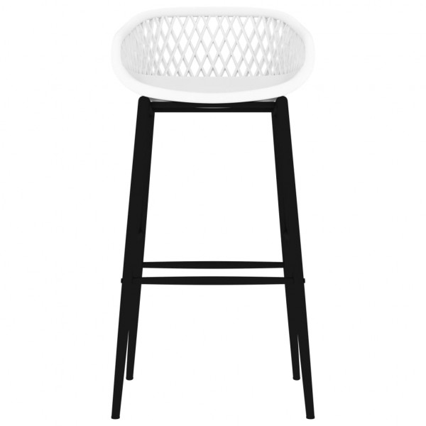 Taburetes de cocina 2 unidades blanco M 3