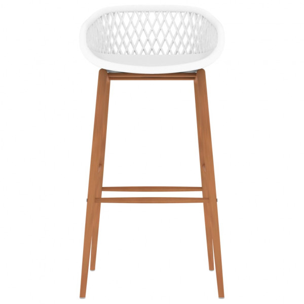 Bancos de bar 4 pcs branco M 3