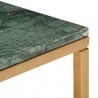 Mesa centro 40x40x35cm pedra genuína textura mármore verde 4