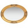 Espejo de pared estilo barroco dorado 50x70 cm 3