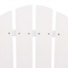 Cadeiras jardim Adirondack + mesa centro madeira abeto branco 5