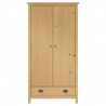 Armario de 2 puertas Hill madera maciza pino 89x50x170cm 4