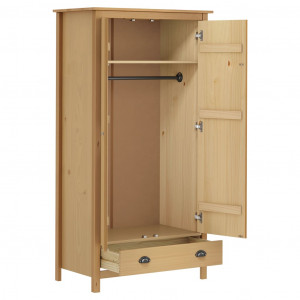 Armario de 2 puertas Hill madera maciza pino 89x50x170cm H
