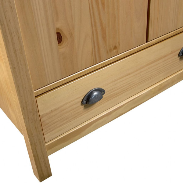 Armario de 2 puertas Hill madera maciza pino 89x50x170cm M 3
