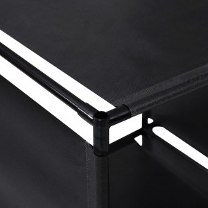 Estante expositora em escada 130x45x170 cm tecido H