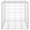Canteiro elevado/cubo gabião 40x40x40 cm cm fio de aço 3