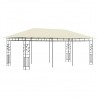 Gazebo com rede mosquiteira 6x3x2.73 m creme 2