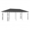 Gazebo com rede mosquiteira 6x3x2.73 m antracite 2