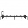 Estrutura de cama 160x200 cm metal preto 4