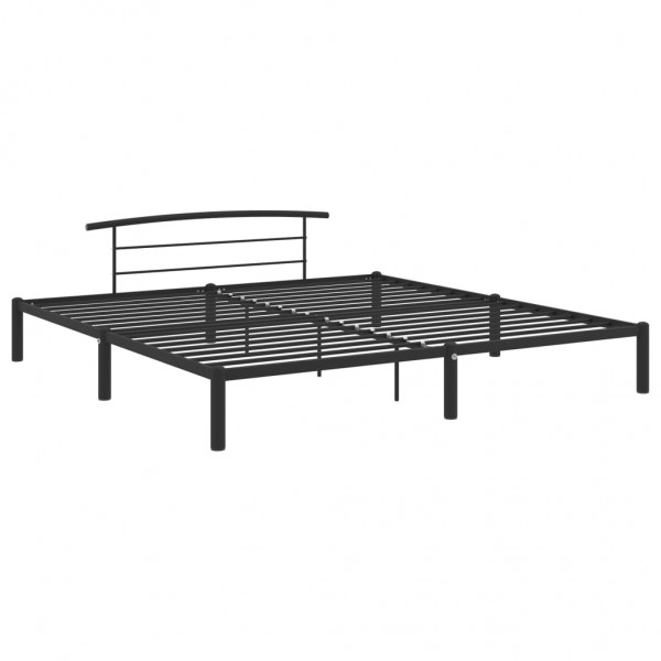 Estrutura de cama 180x200 cm metal preto M 2