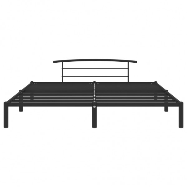 Estructura de cama de metal negro 180x200 cm M 3