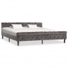 Estructura de cama terciopelo gris 200x200 cm 1