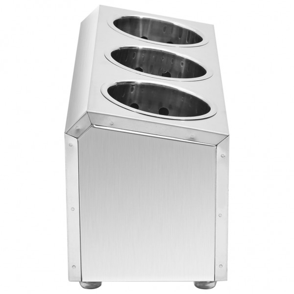 Suporte para telhados 3 grades de aço inoxidável rectangular M 4