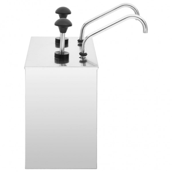 Dispensador de molhos aço inoxidável 2 x 3.5 L M 3