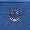 Cajas de almacenaje 4 uds tela 32x32x32 cm azul 2