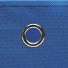 Caixas de arrumação 10 pcs 32x32x32 cm tecido azul 2