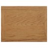Mesa revistero madera maciza de roble 45x35x55 cm 4