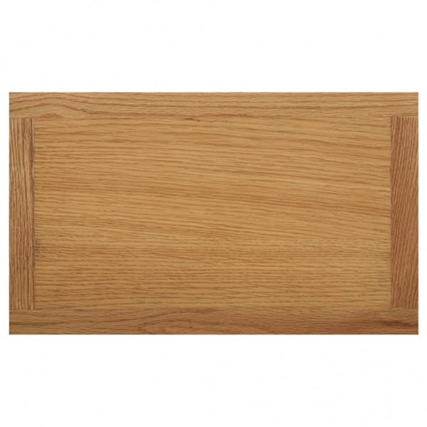 Mesa apoio c/ suporte para revistas 45x27x42 cm carvalho maciço M 4