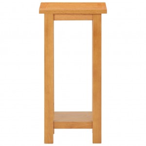 Mesa de apoio 27x24x55 cm madeira de carvalho maciça H