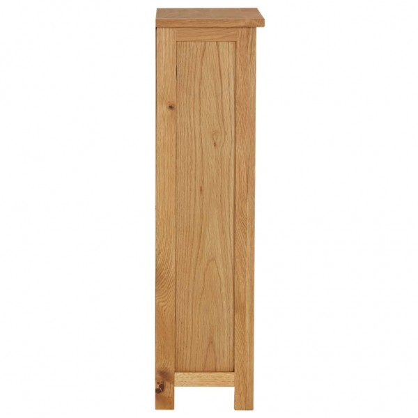 vidaX Estantería madera maciza de roble 45x22.5x82 cm M 3