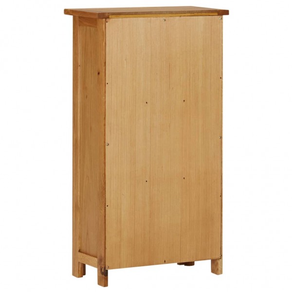 vidaX Estantería madera maciza de roble 45x22.5x82 cm M 4