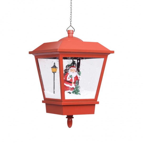Lámpara colgante de Navidad con LED y Santa Rojo 27x27x45 cm M 5