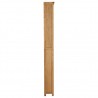 vidaX Estantería de 7 niveles de madera maciza de roble 90x22.5x200 cm 3