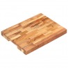 Tabla de cortar de madera maciza de acacia 40x30x4 cm 1