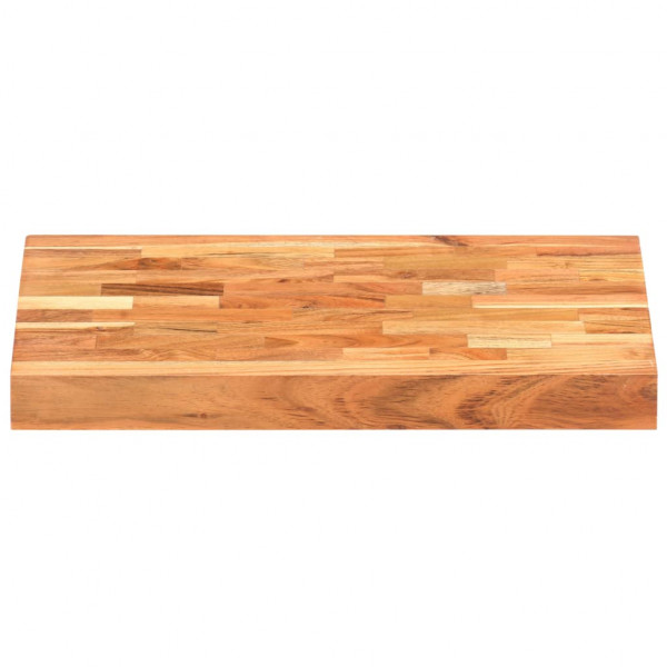 Tabla de cortar de madera maciza de acacia 40x30x4 cm M 2