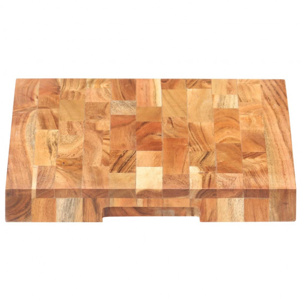 Tabla de cortar de madera maciza de acacia 40x30x4 cm M 3