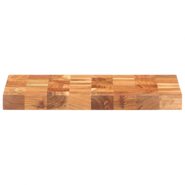 Tabla de cortar de madera maciza de acacia 40x30x3.8 cm M 2