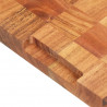 Tabla de cortar de madera maciza de acacia 40x30x3.8 cm 5