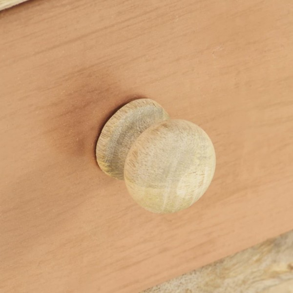 Móvel de TV 110x30x45 cm madeira de mangueira maciça M 2