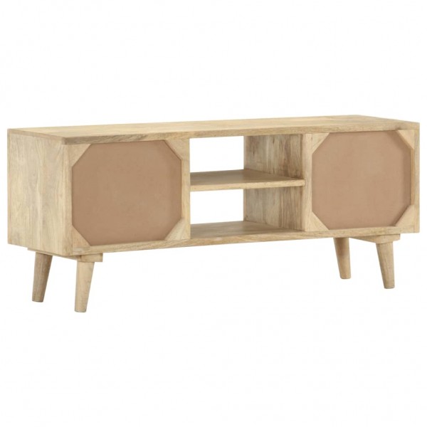 Mueble para la TV madera maciza de mango 110x30x45 cm M 5