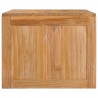 Mesa de centro de madera maciza de teca 90x50x40 cm 4