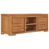 Mueble para TV madera maciza de teca 110x30x40 cm 1