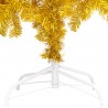 Árvore de Natal artificial com suporte 180 cm PET dourado 4