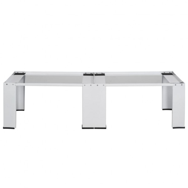 Suporte duplo para máquina de lavar e secar branco M 3