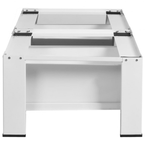 Pedestal doble para lavadora y secadora con cajones blanco M 4
