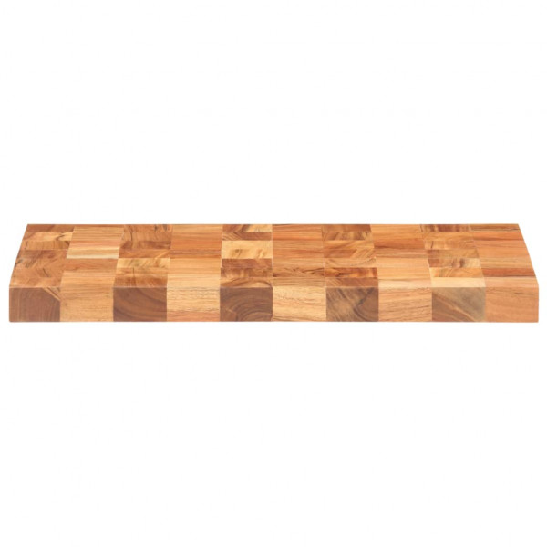 Tabla de cortar de madera maciza de acacia 50x34x3.8 cm M 2