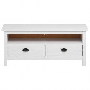 Móvel de TV Hill 110x40x47 cm pinho maciço branco H