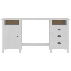 Escritorio Hill Range madera de pino blanco 150x50x74 cm H