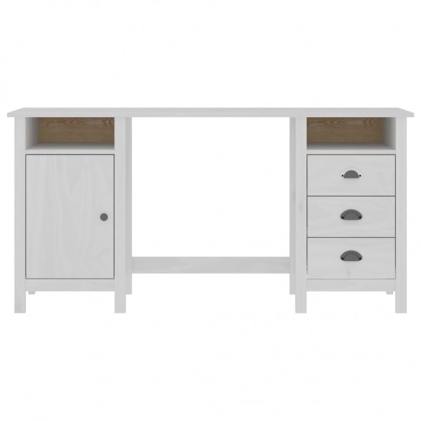 Escritorio Hill Range madera de pino blanco 150x50x74 cm M 2