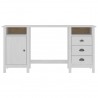 Escritorio Hill Range madera de pino blanco 150x50x74 cm 2