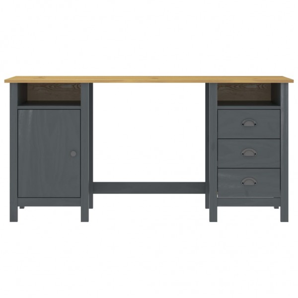 Escritorio Hill Range madera de pino gris 150x50x74 cm M 2