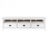 Mueble de TV Hill madera maciza de pino blanco 158x40x47 cm 2