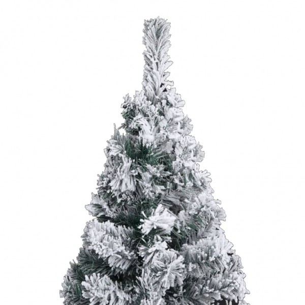 Árbol de Navidad artificial verde con nieve PVC 150 cm M 3