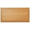 Mesa de centro de madera maciza de roble 90x45x40cm 4