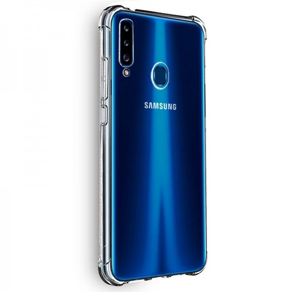 Carcaça COOL para Samsung A207 Galaxy A20s AntiShock Transparent M 2