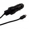 MicroUsb do cabo do carro do carregador (2 x Usb) COOL 2.4A Kit 2 em 1 Preto 1
